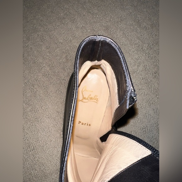 Christian Louboutin Black Heeled Booties - Picture 10 of 10